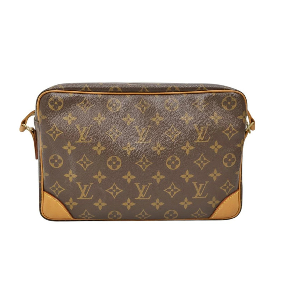 Louis Vuitton Trocadero Shoulder Bag Leather Brown